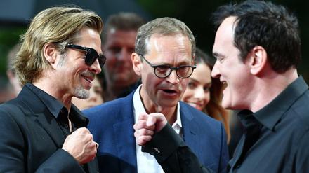 Yo Bro. „Once Upon a Time... in Hollywood“ war eine der letzten Premieren im Cinestar am Potsdamer Platz. Weltstars wie Brad Pitt und Quentin Tarantino kamen – Michael Müller war auch dabei.