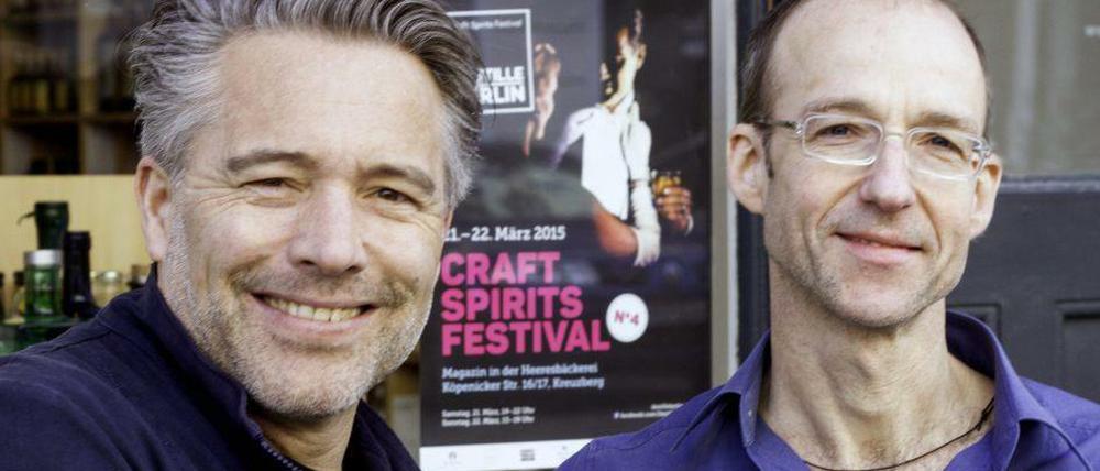 Spirituelle Typen. Theo Ligthart (49) und Thomas Kochan (46) veranstalten das Festival zum vierten Mal.