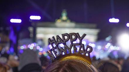 "Happy New Year" - die Silvesterparty am Brandenburger Tor. 
