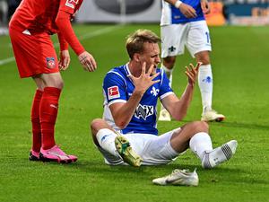 Oscar Vilhelmsson und der SV Darmstadt 98 sind nicht mehr vor dem Abstieg in die Zweite Liga zu retten. 