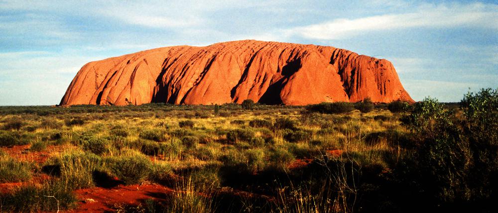 Eines der bekanntesten Reiseziele Australiens: der Ayers Rock.