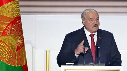  Der Präsident von Belarus: Alexander Lukaschenko.
