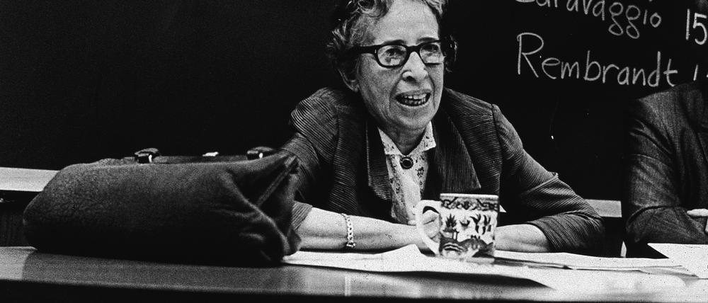 Eine deutsche Jüdin New York. Hannah Arendt (1906 - 1975) an der New School of Social Research 1969.