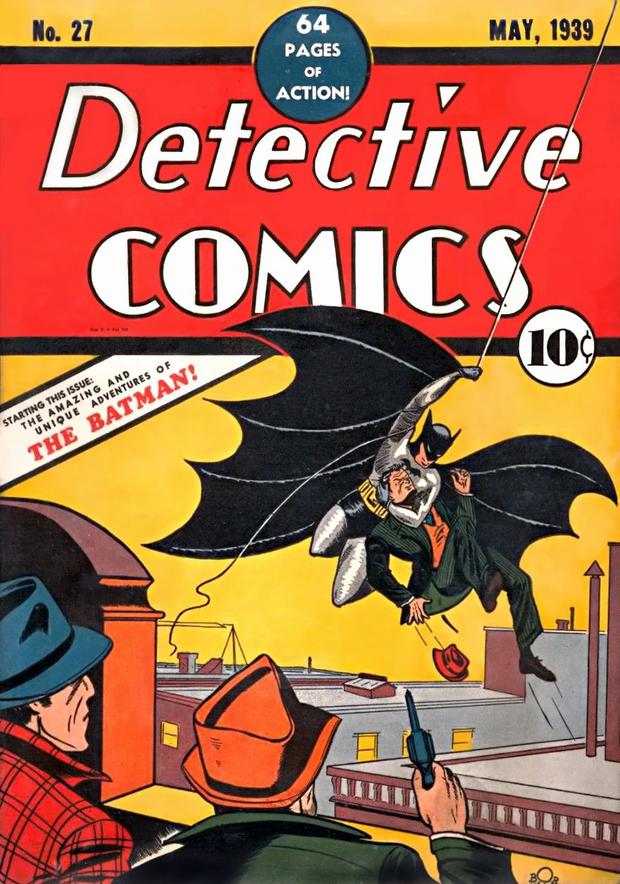 Das Titelbild von „Detective Comics“ 27 mit Batmans erstem Comic-Abenteuer.