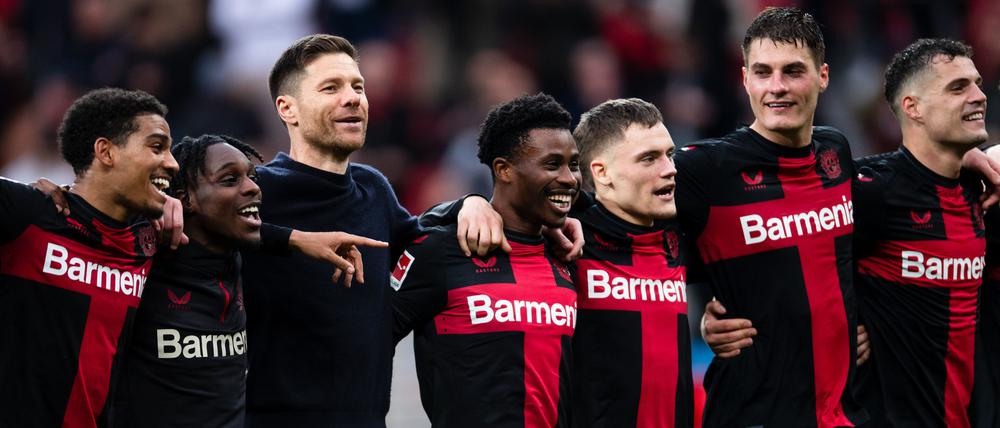 Bayer Leverkusen besticht in dieser Saison auch durch einen großartigen Teamgeist.