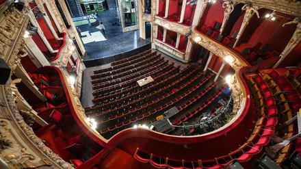 Blick in den leeren Zuschauersaal des Theaters «Berliner Ensemble» (BE).