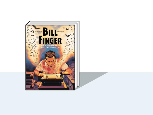 Julian Voloj, Erez Zadok: „Bill Finger - der wahre Schöpfer des dunkeln RItters“, mit einem Vorwort von Athena Finger und Marc Tyler Nobleman, Carlsen, 144 Seiten, 24 Euro.
