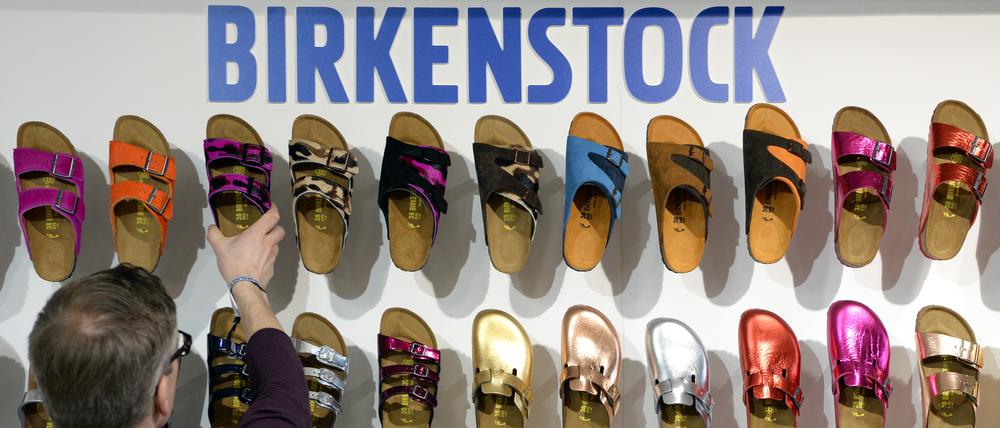 Birkenstock-Stand auf einer Modemesse: Das Börsendebüt könnte bereits nach der Sommerpause erfolgen. 