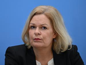 Die Bundesinnenministerin Nancy Faeser (SPD).