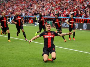 Mit dem 5:0 gegen Werder Bremen sichert sich Bayer Leverkusen zum ersten Mal die Deutsche Meisterschaft.