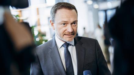 Christian Lindner (FDP), Bundesminister der Finanzen. 