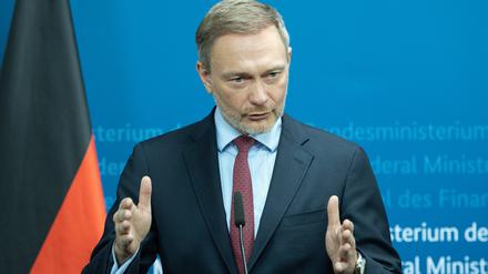 Der deutsche Finanzminister: Christian Lindner (FDP).