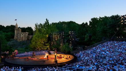 Das Delacorte Theater im Central Park ist eine der Hauptbühnen des „Unter the Radar“-Festivals. 