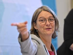 Katja Karger, Vorsitzende des DGB-Bezirks Berlin-Brandenburg.