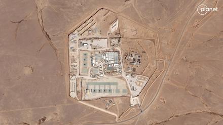 Die US-Militärbasis im jordanischen Rukban.