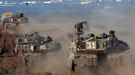 Gaza Krieg Panzer