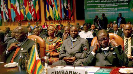 Gipfel der Afrikanischen Union in Scharm el Scheich - Mugabe