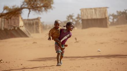 Die schlimmsten Dürren seit vielen Jahren trafen in den vergangenen Jahren vor allem den Osten Afrikas, wie hier im Jahr 2021 den Inselstaat Madagaskar vor der Ostküste Afrikas.