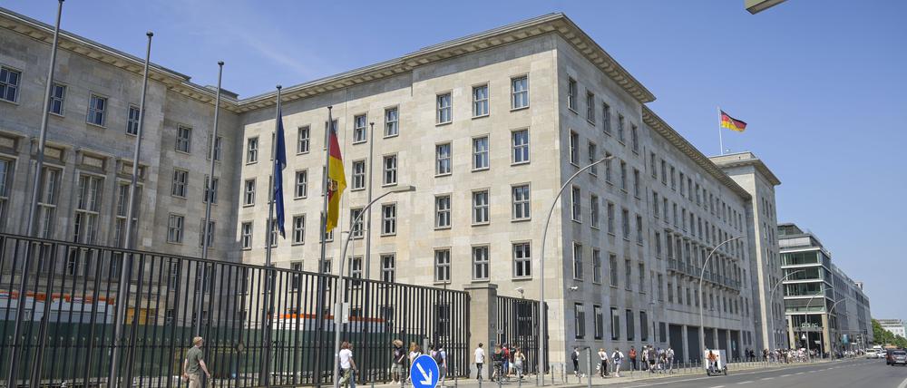 Das Bundesministerium der Finanzen in der Wilhelmstraße in Berlin