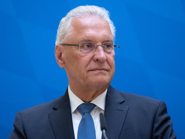 Joachim Herrmann (CSU), Innenminister von Bayern, bekräftigt die Kritik am Gesetzentwurf der Ampel. 