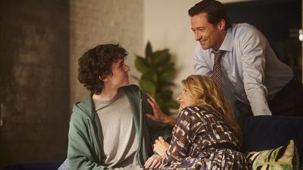 Trügerischer Einklang: Nicholas (Zen McGrath) mit seinen Eltern Kate (Laura Dern) und Peter (Hugh Jackman).