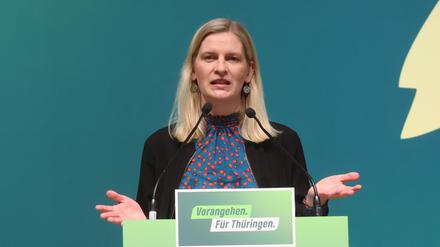Madeleine Henfling führt die Grünen in Thüringen in die Landtagswahl.