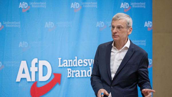 Hans-Christoph Berndt, Kandidat für den Spitzenplatz der AfD Brandenburg für die Landtagswahl.