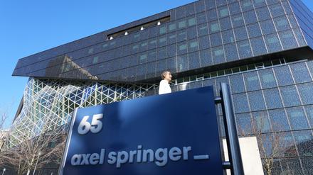 Das Gebäude des Axel-Springer-Verlages. 