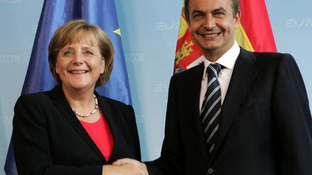 Merkel und Zapatero