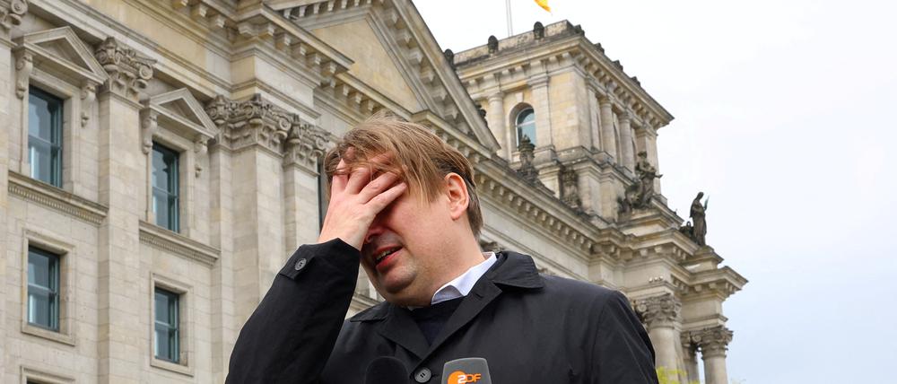 Selbstentzauberung: Maximilian Krah, bisher AfD-Spitzenkandidat für die Europawahl. 