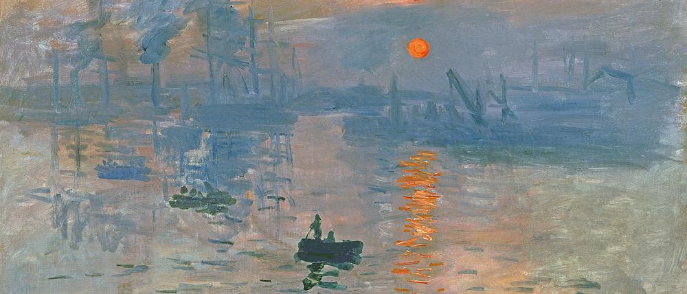  „Impression, soleil levant“ (1872) von Claude Monet.
