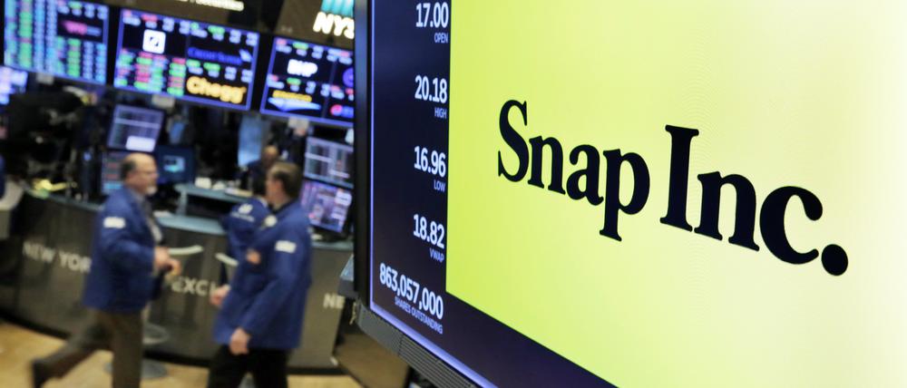 Die Aktie der Snapchat-Firma geht nach einem Umsatzplus an den Börsen durch die Decke.