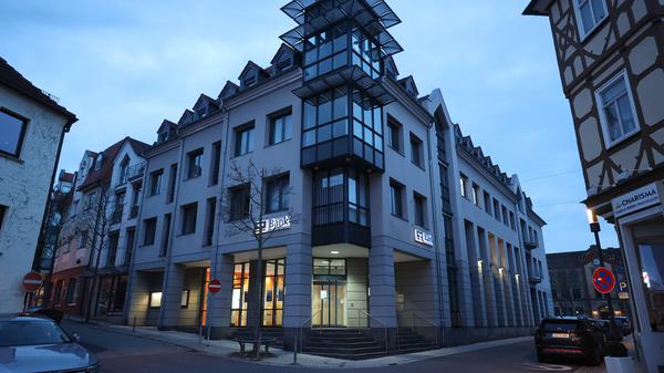 Das Gebäude der Volks- und Raiffeisenbank Bad Salzungen-Schmalkalden