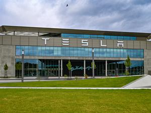 Das Tesla-Werk in Grünheide. 