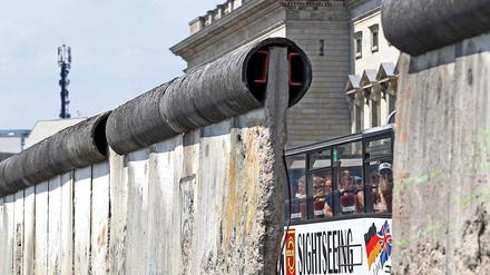 Überreste der Berliner Mauer. Die vielfach gebrochene Geschichte der Stadt ist ein einzigartiger Standortfaktor. Die Vergangenheitslast ist einer Vergangenheitslust gewichen, schreibt Hanno Hochmuth.