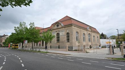 Historische Turnhalle in der Kurfürstenstraße.