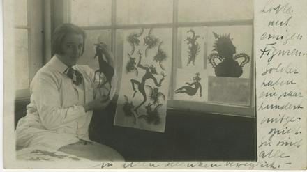 Lotte Reiniger begeisterte das Publikum mit Figuren aus ihrem Trickfilm „Die Abenteuer des Prinzen Achmed“.