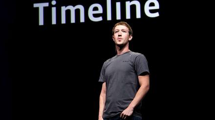 Die Nutzer entscheiden, was sie Facebook geben, Facebook entscheidet, was es damit macht. Gründer Mark Zuckerberg. 