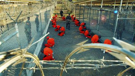 Gefangene in Guantánamo 2002