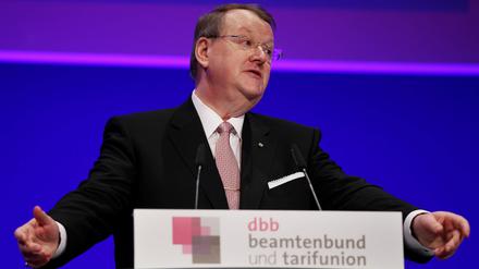 Er spricht vom „Sparen bis zur Handlungsunfähigkeit“: dbb-Vorsitzender Peter Heesen.