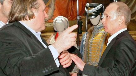 Gérard Depardieu und Wladmir Putin scheinen sich gut zu verstehen.