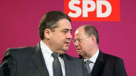 Parteichef und Kanzlerkandidat: Wie gefährlich können Gabriel und Steinbrück für Merkel noch werden?