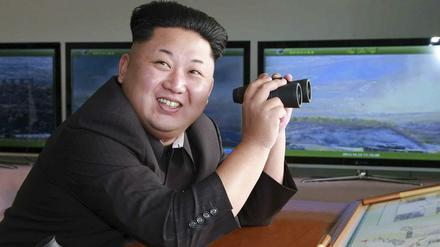 Kim Jong Un schaut in die Ferne. Wann wird seine erste Auslandsreise als Nordkoreanischer Machthaber sein? 