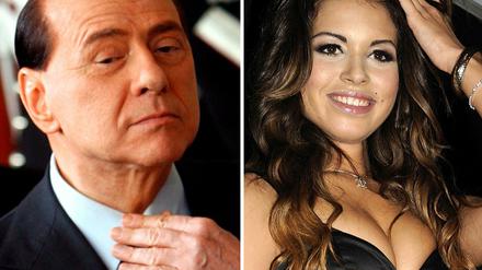 Silvio Berlusconi und Karima Keyek, genannt Ruby.