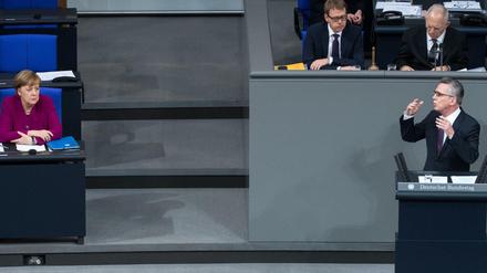 Bundesinnenminister Thomas de Maiziere (CDU) spricht am Freitag im Bundestag über Familiennachzug. 