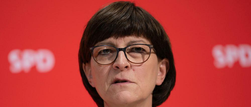 Saskia Esken, Bundesvorsitzende der SPD