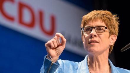 Die Parteichefin der CDU Annegret Kramp-Karrenbauer.