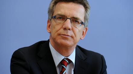 Bundesinnenminister Thomas de Maizière.