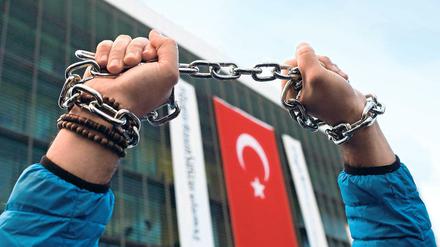 Protest gegen Zensur in der Türkei (Archivbild) 