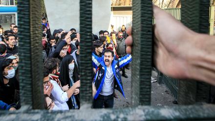 Protest im Iran: Hier Studenten der Universität Teheran 